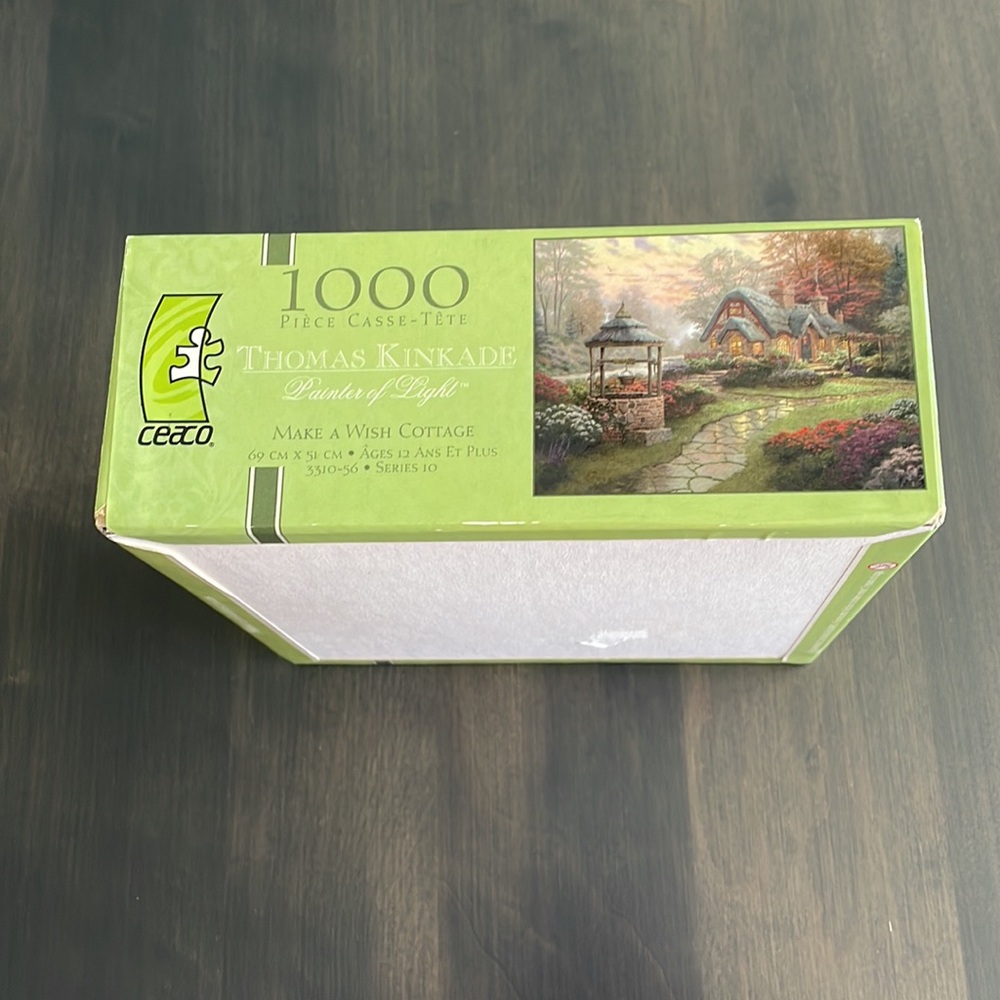 Ceaco Thomas Kinkade Make A Wish Cottage 1000 Piece Jigsaw Puzzle Brand New - Picture 10 of 13